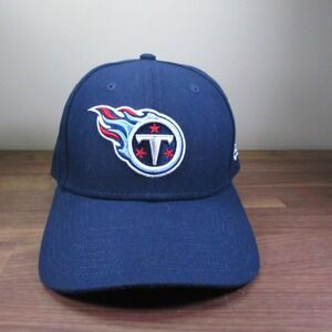 Tennessee‎ Titans Hat Cap Adult New Era Strap Back Adjustable Blue NFL Football